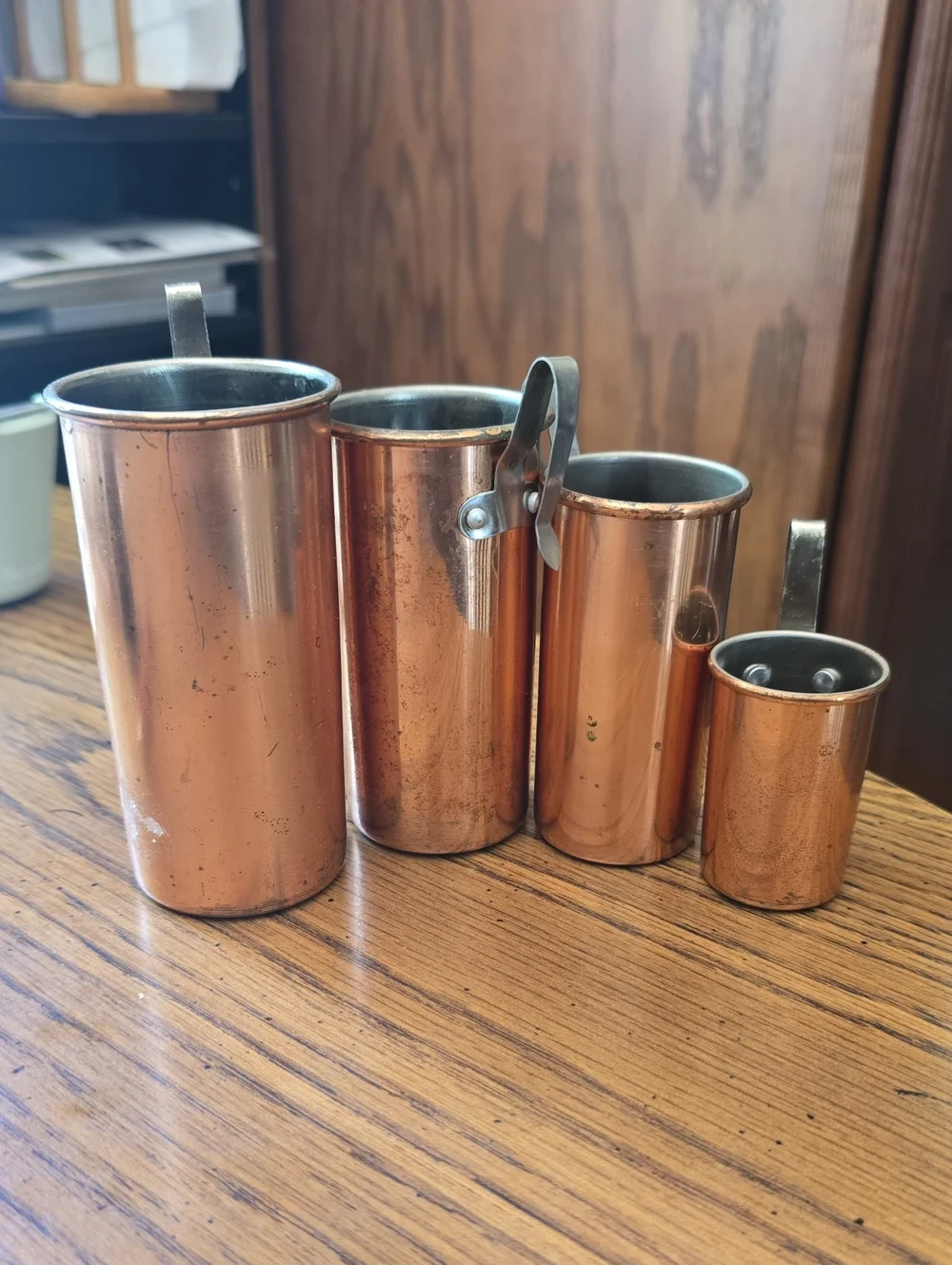 Copper Measuring Cup Set - Copper Finish